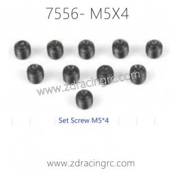 7556 Brushless Set Screw M5X4 Parts for ZD RACING RC Car