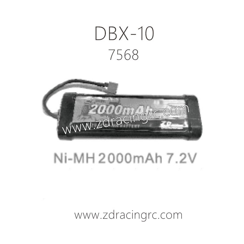 ZD RACING DBX 10 Parts 7568 Ni-mh battery