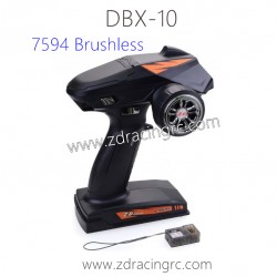 ZD RACING DBX 10 Parts 7594 Brushless 2.4Ghz 4-Channel Radio with receiver