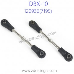 ZD RACING DBX 10 Parts 120936-(7195) Upgrade Front Upper Connect Rods