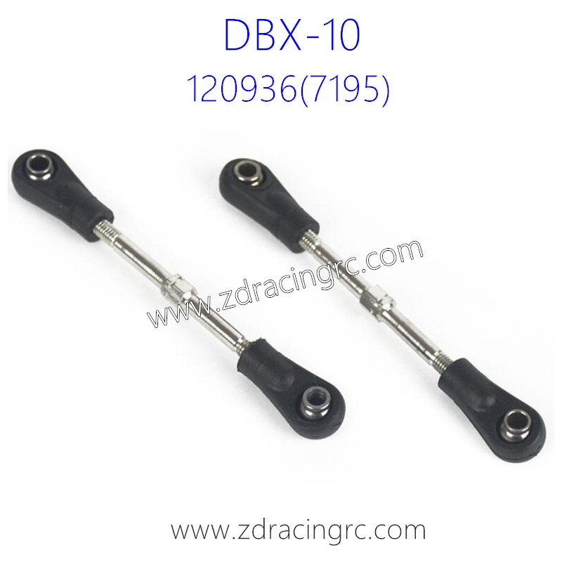 ZD RACING DBX 10 Parts 120936-(7195) Upgrade Front Upper Connect Rods