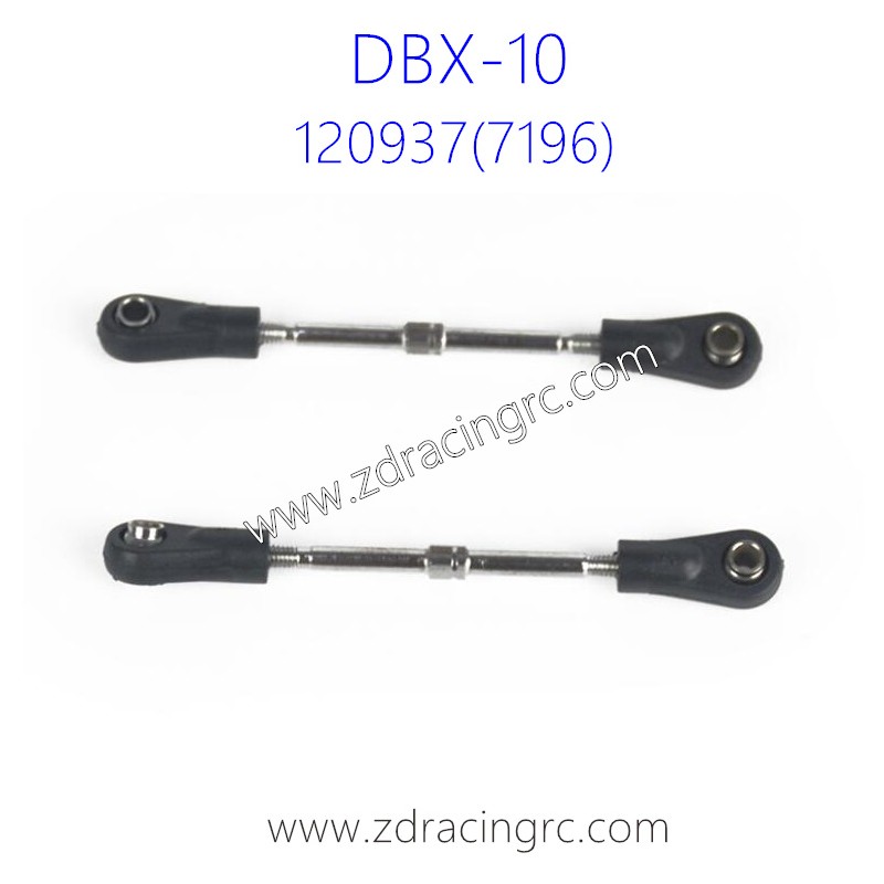 ZD RACING DBX 10 Parts 120937-(7196) Brushless Upgrade Rear Upper Connect Rods