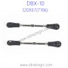 ZD RACING DBX 10 Parts 120937-(7196) Brushless Upgrade Rear Upper Connect Rods