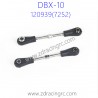 ZD RACING DBX 10 Parts 120939-(7252) Brushless Steering Connect Rods