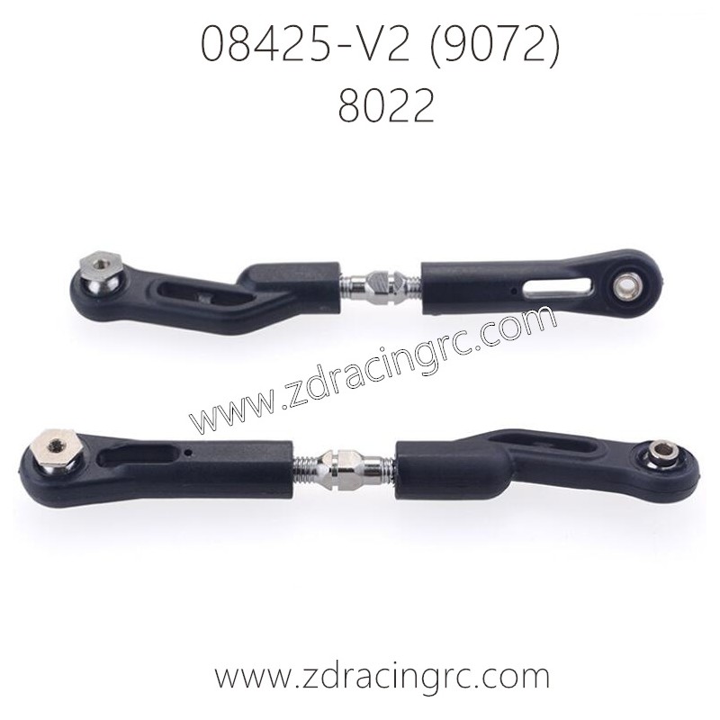 ZD RACING 9072 Parts 8022 Rear Upper Tie Rods