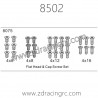 8075 Flat Head and Cap Screw Set Parts For ZD RACING EX07