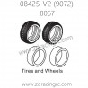 ZD RACING 9072 BX-8 Parts 8067 Tires and Wheels