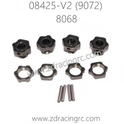 ZD RACING 9072 BX-8 Parts 8068 Hex Wheel Hub Mounts