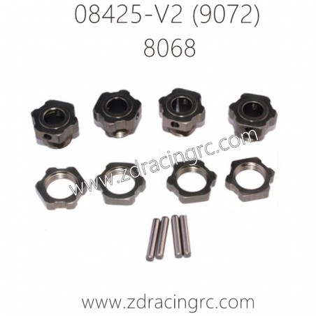 ZD RACING 9072 BX-8 Parts 8068 Hex Wheel Hub Mounts