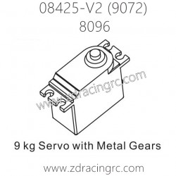 ZD RACING 9072 BX-8 Parts 8096 9KG Servo with Metal Gears