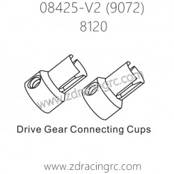 ZD RACING 9072 08425-V2 Parts 8120 Drive Gear Connecting Cups