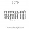 8076 Flat Head Screw Set Parts For ZD RACING EX07
