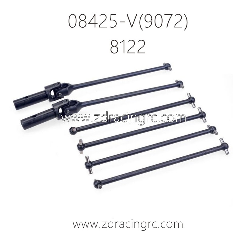 ZD RACING 9072 Parts 8122 Front And Rear Vertical Drive Shafts