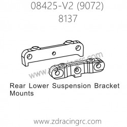 ZD RACING 9072 Parts 8137 Rear Lower Suspension Bracket Mounts