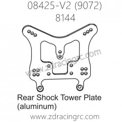 ZD RACING 9072 Parts 8144 Rear Shock Tower Plate Aluminum