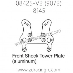 ZD RACING 9072 Parts 8145 Front Shock Tower Plate Aluminum