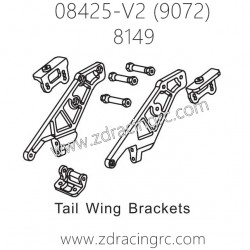 ZD RACING 9072 Parts 8149 Tail Wing Brackets