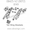 ZD RACING 9072 Parts 8149 Tail Wing Brackets