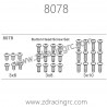 8078 Button Head Screw Set Parts For ZD RACING EX07