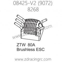 ZD RACING 9072 Parts 8268 ZTW 80A Brushless ESC