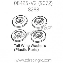 ZD RACING 9072 Parts 8288 Tail Wing Washers Plastic