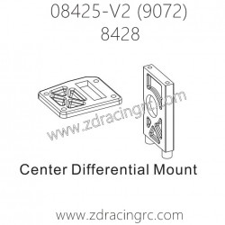 ZD RACING 9072 Parts 8428-Center Differential Mount