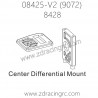 ZD RACING 9072 Parts 8428-Center Differential Mount