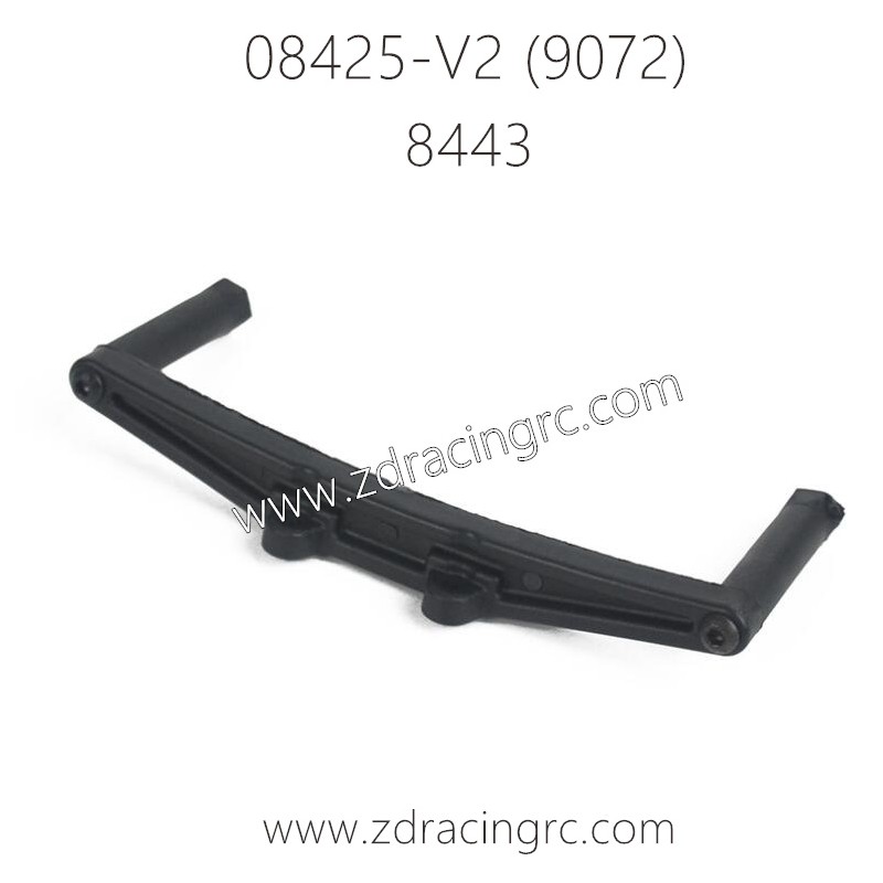 ZD RACING 9072 Parts 8443-Rear Upper Plate