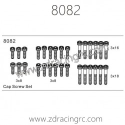 8082 Cap Screw Set Parts For ZD RACING EX07