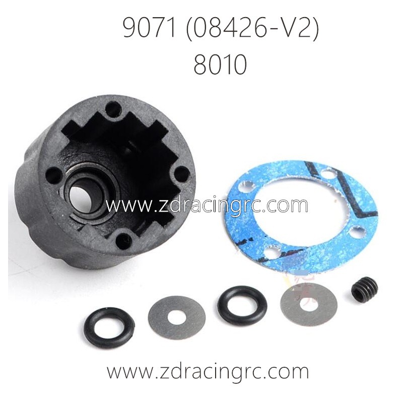 ZD RACING 9071 Parts 8010 Differential Case