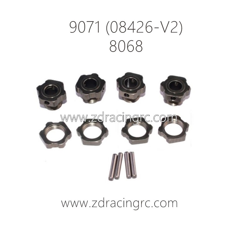 ZD RACING Pirates2 TC-8 Parts 8068 Hex Wheel Hub Mounts