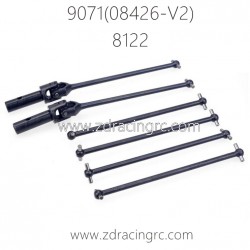 ZD RACING Pirates2 TC-8 Parts 8122 Front And Rear Vertical Drive Shafts