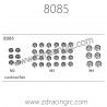 8085 Locknut Set Parts For ZD RACING EX07
