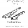 ZD RACING Pirates2 TC-8 9071 V2 Parts 8133 Front Rear Brace