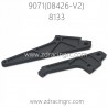 ZD RACING Pirates2 TC-8 Parts 8133 Front Rear Brace