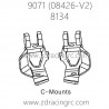 ZD RACING Pirates2 TC-8 9071 V2 Parts 8134 C-Mounts