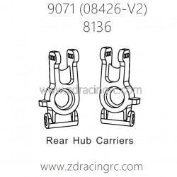 ZD RACING Pirates2 TC-8 9071 V2 Parts 8136 Rear Hub Carriers