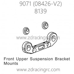 ZD RACING Pirates2 TC-8 9071 V2 Parts 8139 Front Upper Suspension Bracket Mounts