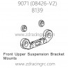 ZD RACING Pirates2 TC-8 9071 V2 Parts 8139 Front Upper Suspension Bracket Mounts