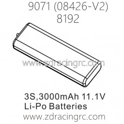 ZD RACING Pirates2 TC-8 9071 V2 Parts 8192 3S 3000mAh 11.1V Li-po Batteries