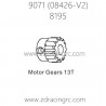 ZD RACING Pirates2 TC-8 9071 V2 Parts 8195 Motor Gears 13T