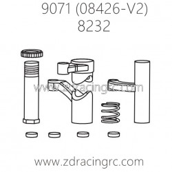 ZD RACING Pirates2 TC-8 9071 V2 Parts 8232 Steering set