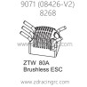 ZD RACING Pirates2 TC-8 9071 V2 Parts 8268 ZTW 80A Brushless ESC