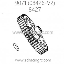 ZD RACING Pirates2 TC-8 9071 V2 Parts 8427 Steel Spur Gear 46T