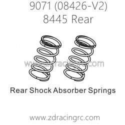 ZD RACING Pirates2 TC-8 9071 V2 Parts 8445 Rear Shock Absorber Springs