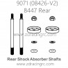 ZD RACING Pirates2 TC-8 9071 V2 Parts 8447 Rear Shock Absorber Shafts