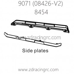 ZD RACING Pirates2 TC-8 9071 V2 Parts 8454 Side Plates