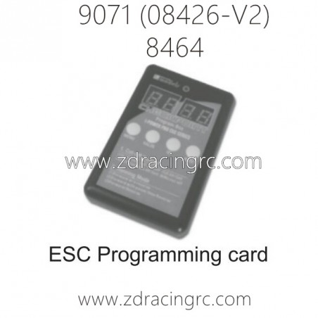 ZD RACING Pirates2 TC-8 9071 V2 Parts 8464 ESC Programming Card