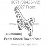 ZD RACING Pirates2 TC-8 9071 V2 Parts 9027 Front Shock Tower Plate Aluminum
