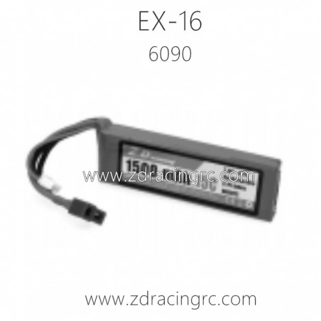 ZD RACING EX16 Parts 6090 7.4V 1500mAh Li-Po Battery